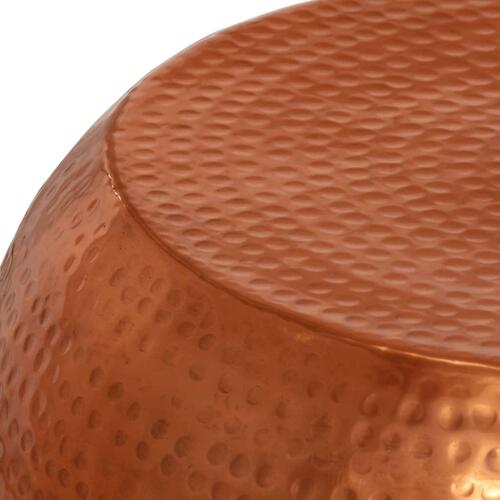 Sofabord Ø55x28 cm aluminium messingfarvet