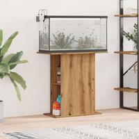 Akvariebord 36x75x72,5 cm konstrueret træ kunsteg