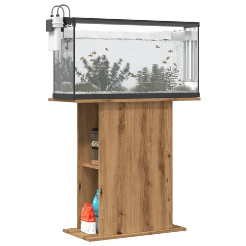 Akvariebord 36x75x72,5 cm konstrueret træ kunsteg