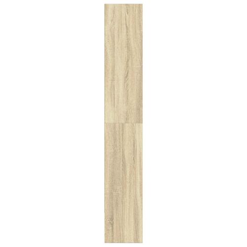 Bogreol 80x30x189 cm konstrueret træ sonoma-eg