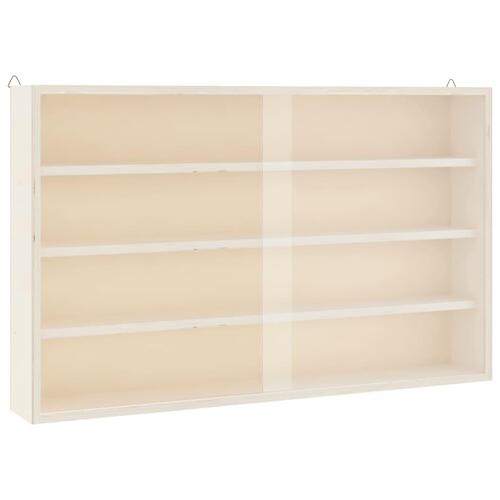 Displayskab med låger 60x8,5x37 cm