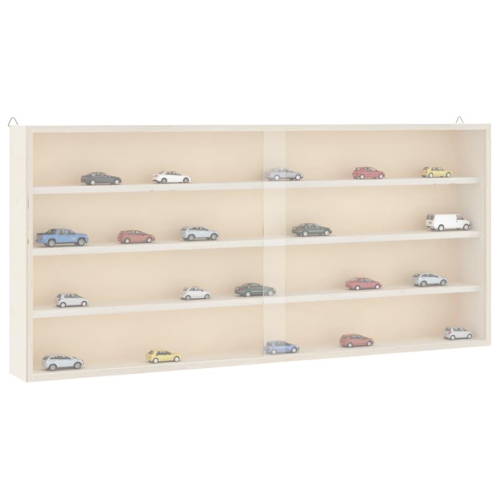 Displayskab med låger 80x8,5x37 cm