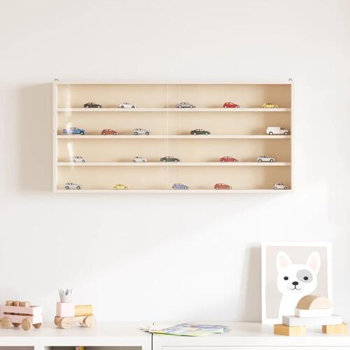 Displayskab med låger 80x8,5x37 cm