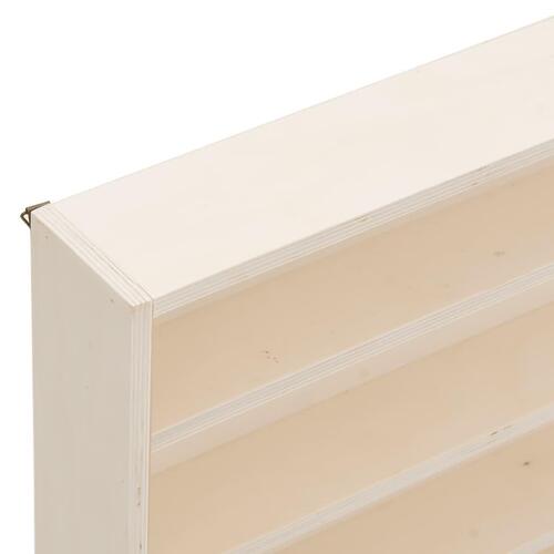 Displayskab med låger 80x8,5x37 cm