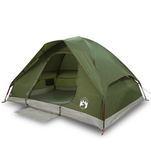 2-personers campingtelt vandafvisende kuppel olivengrøn