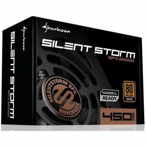 Strømforsyning Sharkoon 450 W 80 Plus Bronze SFX