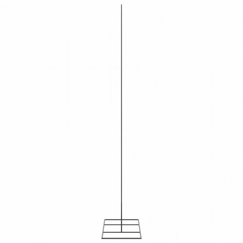 Dekorationstræ i metal 210 cm - sort