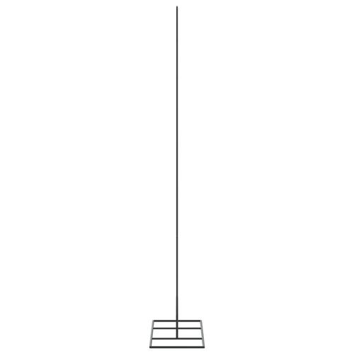 Dekorativt juletræ 150 cm metal sort