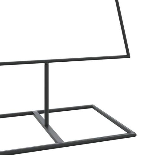 Dekorativt juletræ 150 cm metal sort