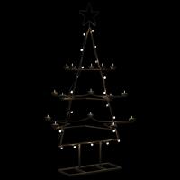 Dekorativt juletræ 105 cm metal sort
