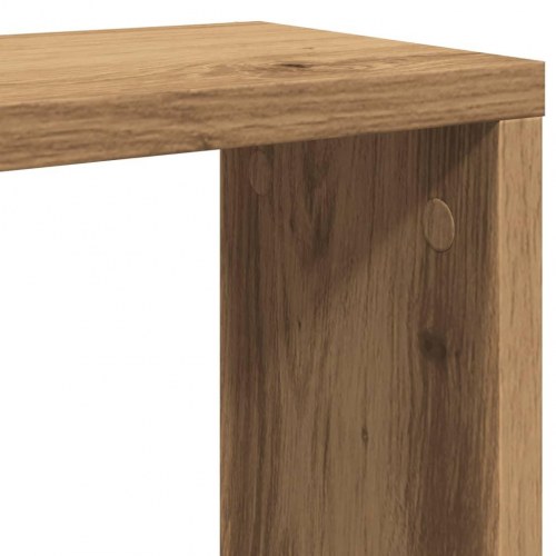 Væghylder 6 stk. kubeformet i konstrueret træ 30 x 15 x 30 cm - kunsteg