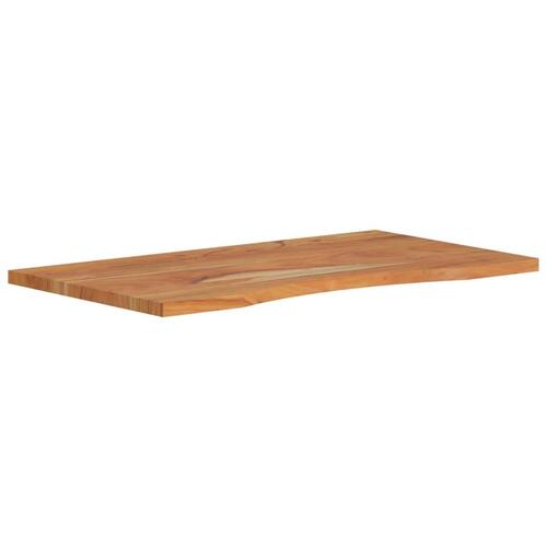 Skrivebordsplade 80x50x2,5 cm rektangulær massivt akacietræ