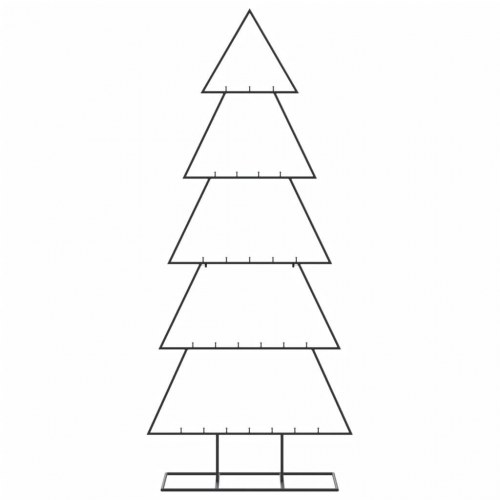 Juletræ i metal 150 cm - sort