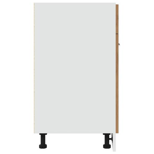 Underskab med skuffe 60x46x81,5 cm konstrueret træ kunsteg