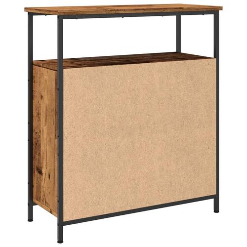 Skab 70x30x80 cm konstrueret træ antikt trælook