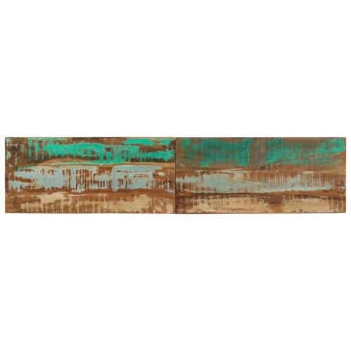 Bænk 160x35x46 cm massivt genbrugstræ