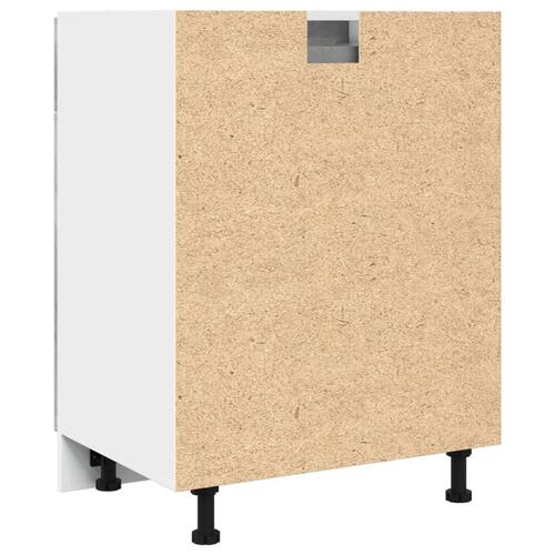 Skuffeunderskab 60x46x81,5 cm konstrueret træ betongrå