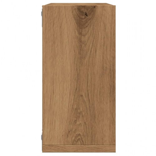 Kubeformede væghylder - 2 stk., 30×15×30 cm, konstrueret træ i kunsteg