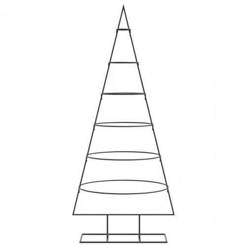 Metaljuletræ 150 cm - sort