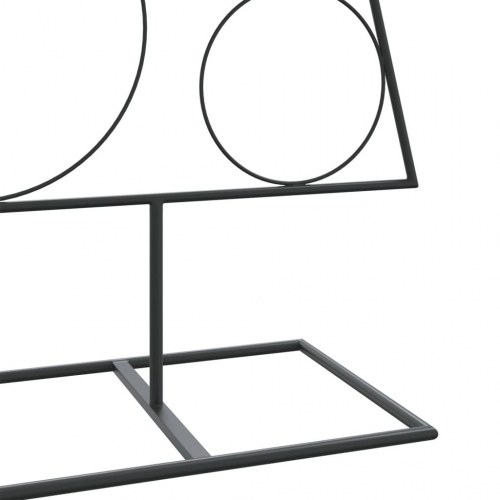 Dekorativt juletræ 150 cm metal sort