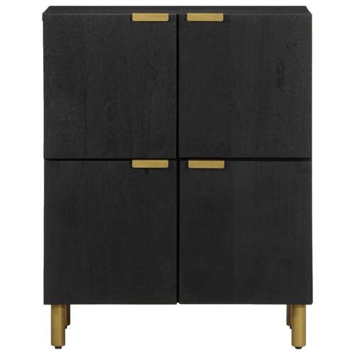 Skab 60x33x75 cm konstrueret træ sort