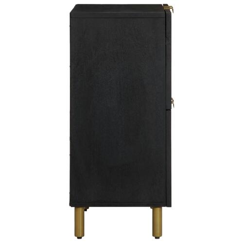 Skab 60x33x75 cm konstrueret træ sort