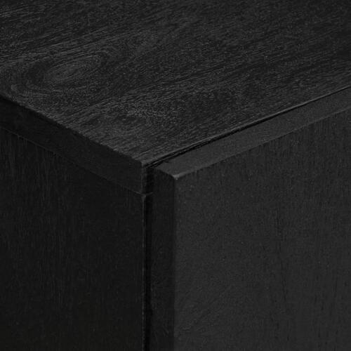 Skab 60x33x75 cm konstrueret træ sort
