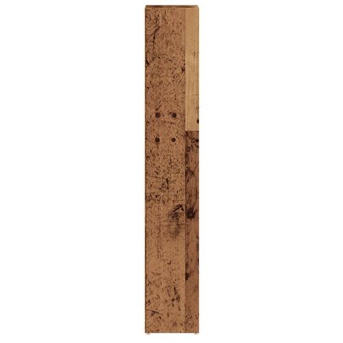 Smalle reoler 2 stk. 21x16x93,5 cm konstrueret træ antikt træ