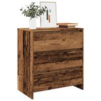 Skænk 70x41x75 cm konstrueret træ antikt trælook