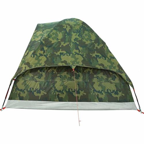 4-personers campingtelt vandafvisende kuppel camouflage