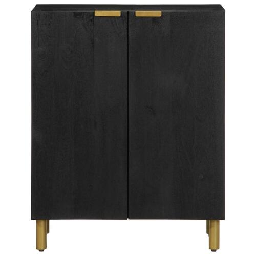 Skab 60x33x75 cm konstrueret træ sort