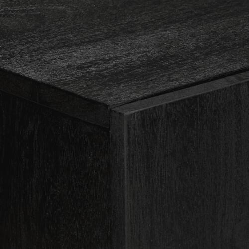 Skab 60x33x75 cm konstrueret træ sort