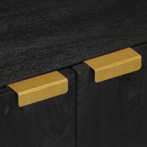 Skab 60x33x75 cm konstrueret træ sort
