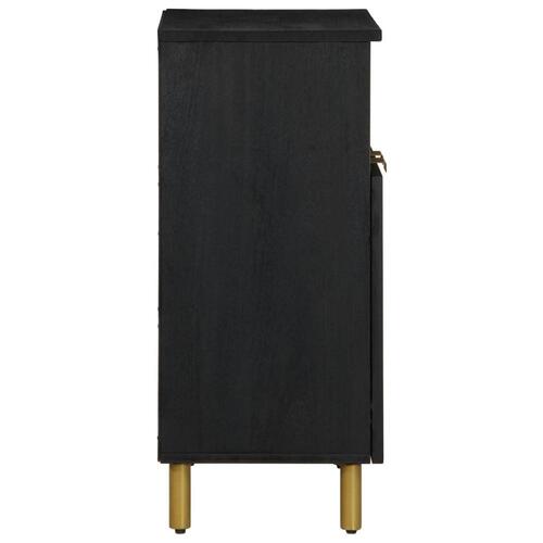 Skab 60x33x75 cm konstrueret træ sort