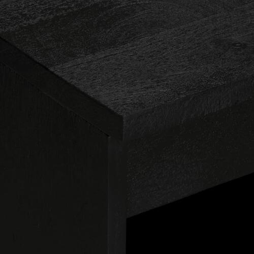 Skab 60x33x75 cm konstrueret træ sort
