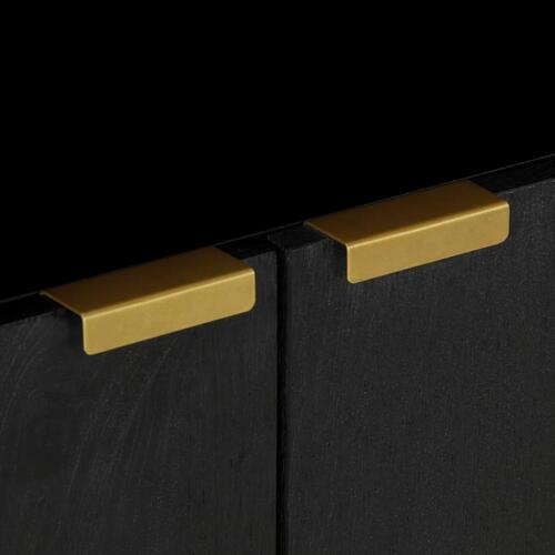 Skab 60x33x75 cm konstrueret træ sort