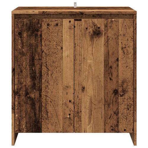 Skænk 70x41x75 cm konstrueret træ antikt trælook