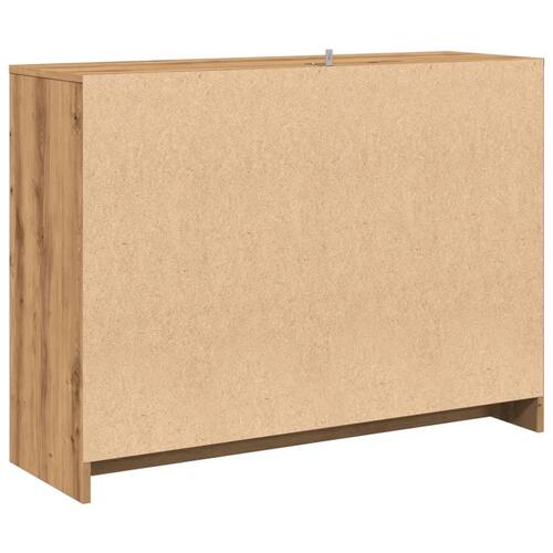 Skænk 102x33x75 cm konstrueret træ kunsteg