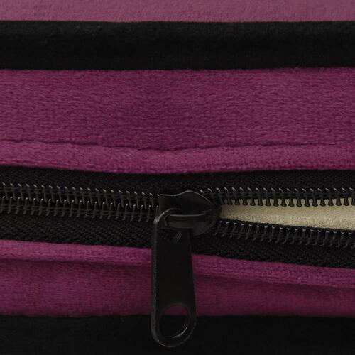Hundesofa 67x47x36 cm plys bordeauxfarvet