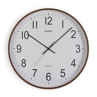 Vægur Versa Plastik Kvarts Træ MDF 5,2 x 50 x 50 cm