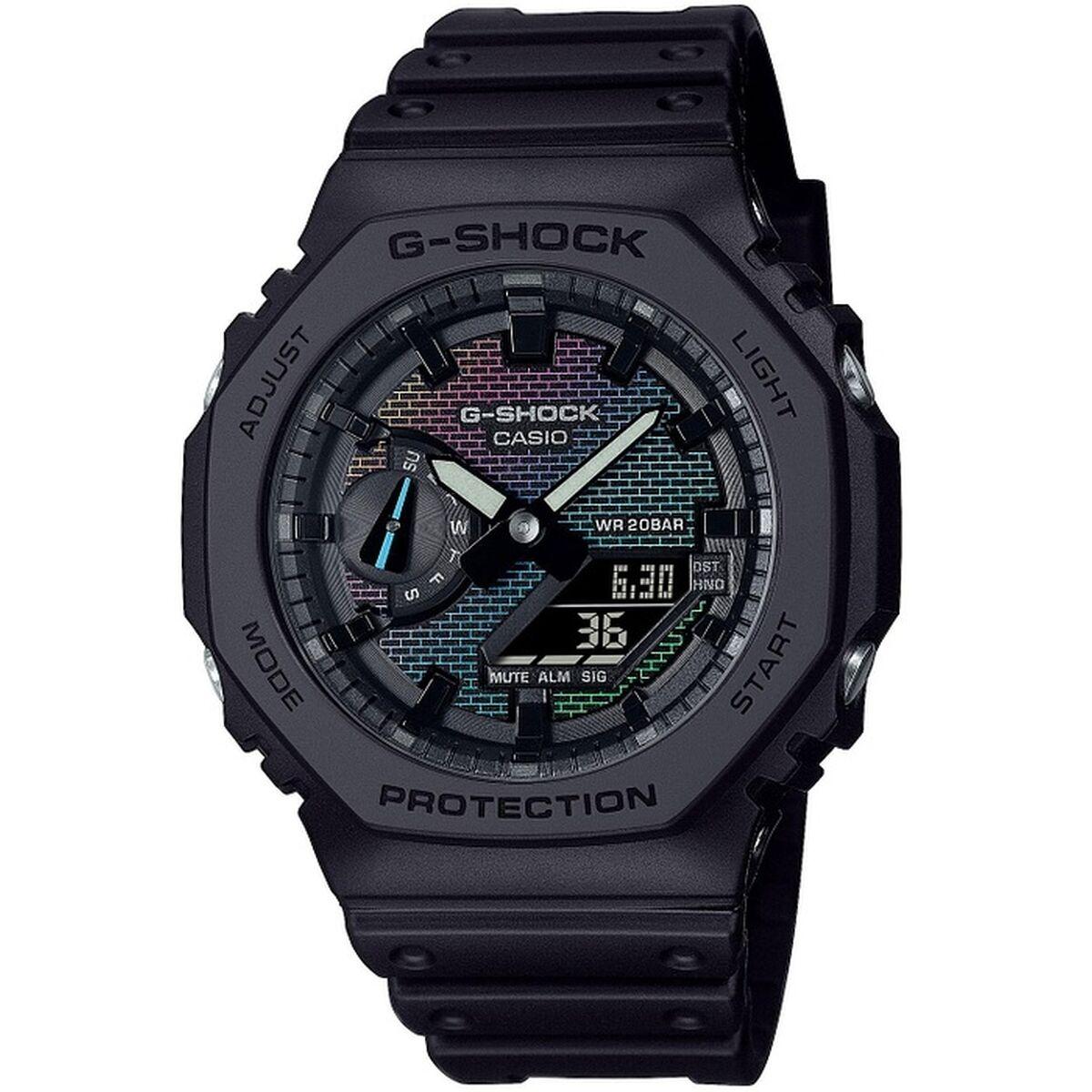 Casio G-Shock OAK Rainbow Brick Wall herreur - sort