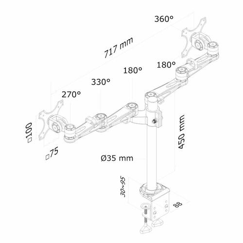 Skærmholder Neomounts FPMA-D935D