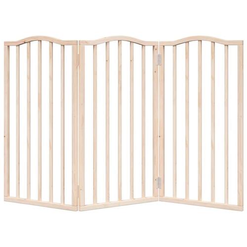 Hundelåge 3 paneler 150 cm poppeltræ