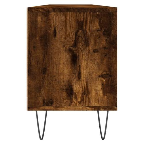 Tv-bord 150x30x44,5 cm konstrueret træ røget egetræsfarve