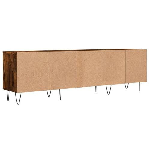 Tv-bord 150x30x44,5 cm konstrueret træ røget egetræsfarve