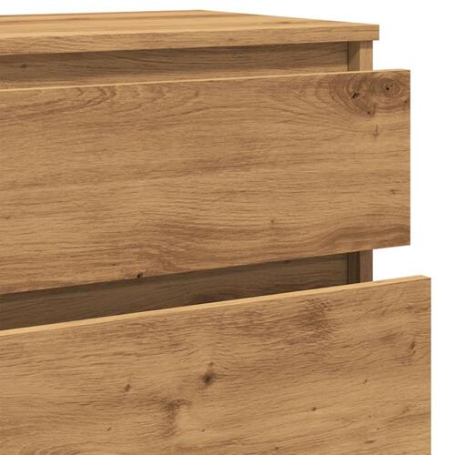 Kommode 60x36x103 cm konstrueret træ kunsteg