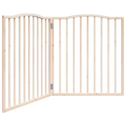 Hundelåge 2 paneler 160 cm poppeltræ