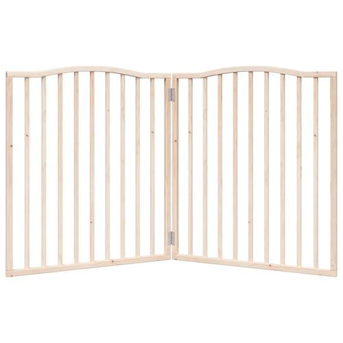 Hundelåge 2 paneler 160 cm poppeltræ