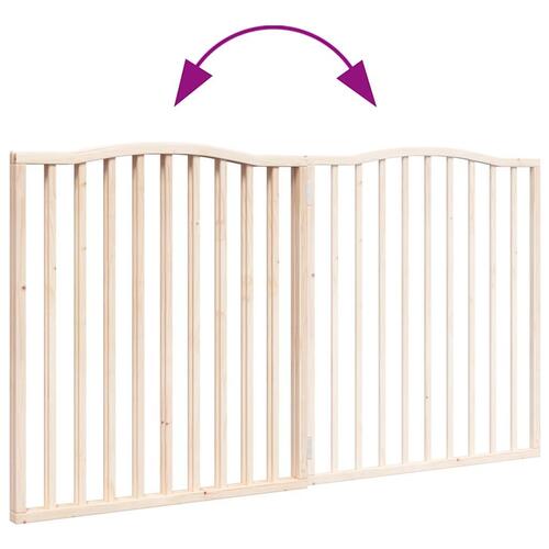 Hundelåge 2 paneler 160 cm poppeltræ