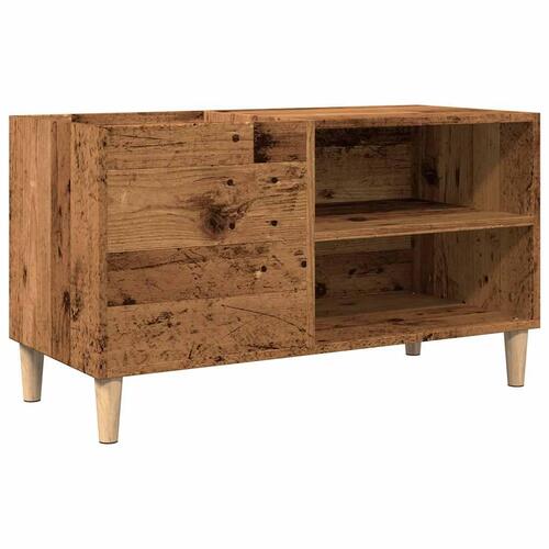Vinylskab 84,5x38x48 cm konstrueret træ antikt trælook